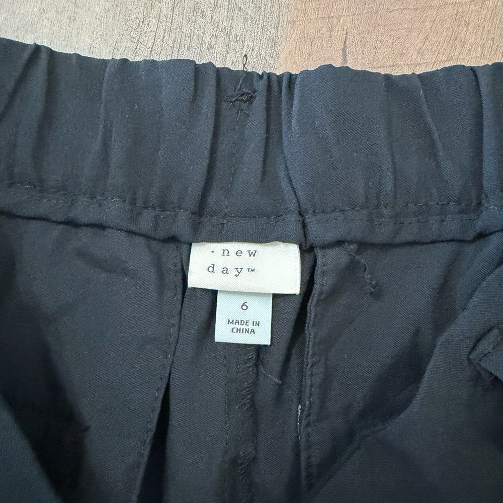 a new day high rise straight-Leg black trousers - Picture 5 of 7